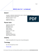 MSDS 1-Octadecanol