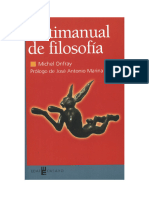 Antimanual de Filosofia. Michel Onfray