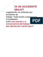 Accidente de Trabajo