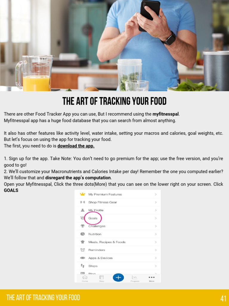 Myfitnesspal Complete Guide PDF Calorie Cooking