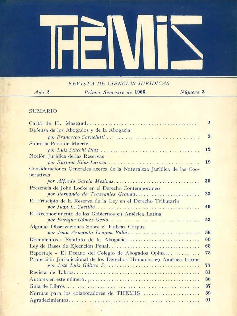 Revista Themis Vol 2 | PDF