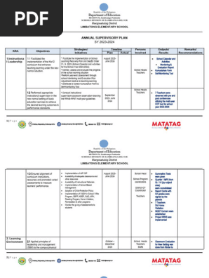 Supervisory Plan 2023-2024 Template