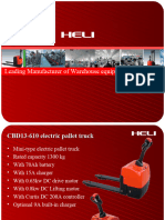 HELI Electric Stacker and Pallets