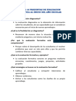 10 Preguntas de Evaluacion Diagnostica