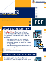 Lesson 1 - Algorithm and Flowcharting