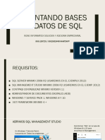 Adjuntando Bases de Datos de SQL