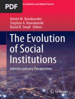 The Evolution of Social Institutions Int