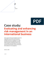 Case Study Evaluating and Enhancing Risk Management v2