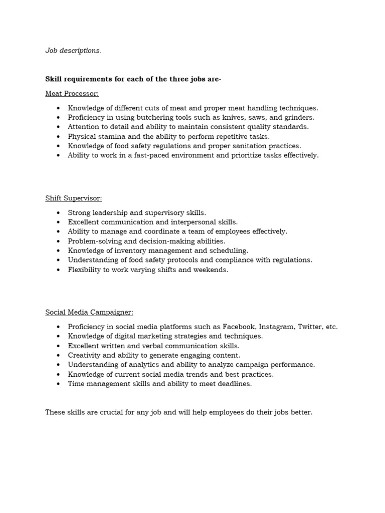 Job Analysis and Job Description PD251 PDF