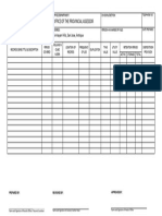 Document Inventory Blank