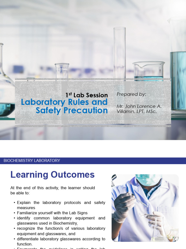 Biochemistry Laboratory Rules and Safety Precautions, Tools and Equipment & Guidelines For Lab