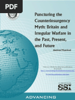 Download Puncturing the Counterinsurgency Myth Britain and Irregular Warfare in the Past Present and Future by SSI-Strategic Studies Institute-US Army War College SN67519776 doc pdf
