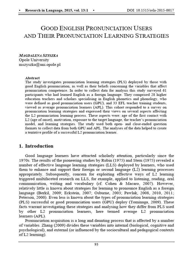 good-english-pronunciation-users-and-their-pronunciation-learning