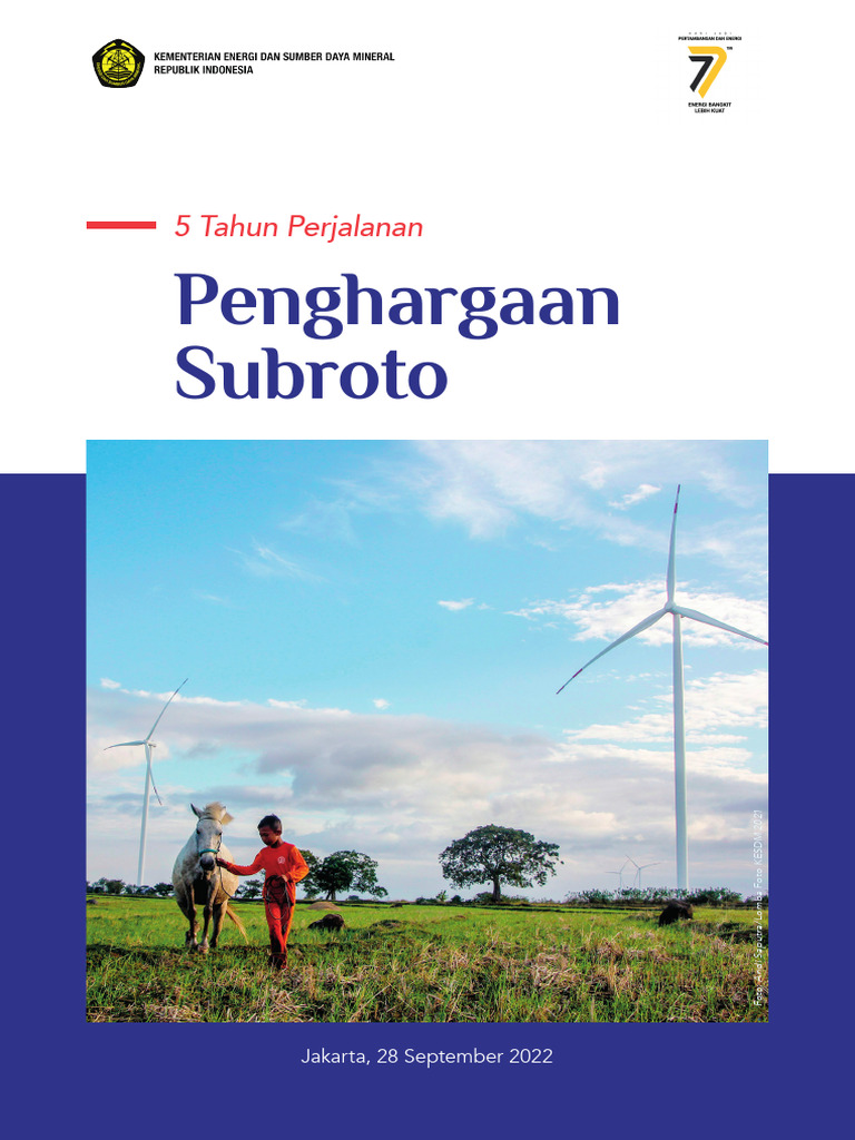 Content Booklet Penghargaan Subroto 2022 | PDF | Bisnis | Teknologi ...