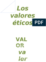 valores eticos