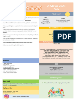 2 Mayıs 2023 Salı: Duyurular