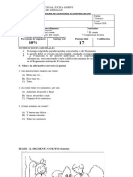 Prueba 2° Lenguaje N°1