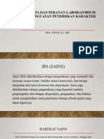 A2 - Hakikat IPA Dan Peranan Laboratorium Dalam Penguatan Pendidikan Karakter