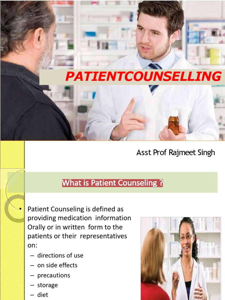 Patient Counselling Lecture PDF