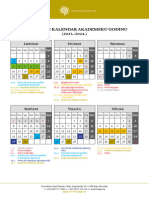 Akademski Kalendar Za Akademsku 2023.-2024.