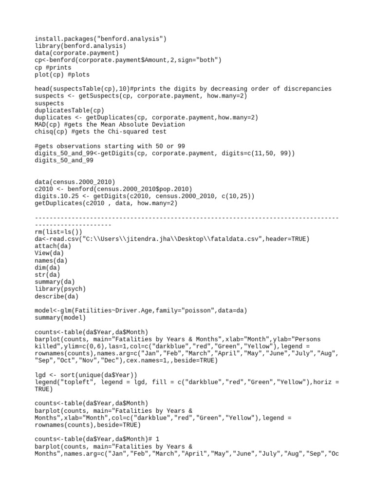 Barplot in R | PDF