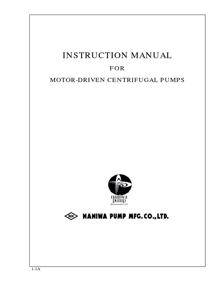 CENTRIFUGAL PUMP MAINTENANCE MANUAL visual data 3