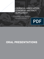 21st Turkish Surgical Association Annual Congress Abstract Supplement