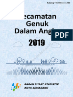 Kecamatan Genuk Dalam Angka 2019