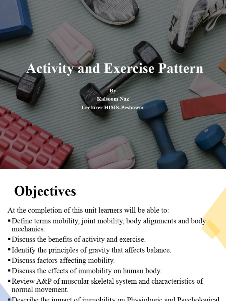 12 Activity and Exercise Pattern | PDF