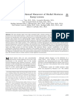 Diagnosis by Manual Maneuver of Medial Meniscus Ramp Lesions, Diego Pires