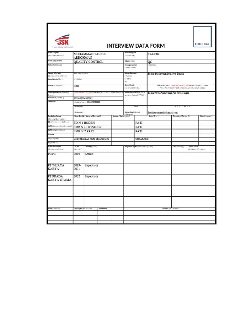 FORM Data | PDF