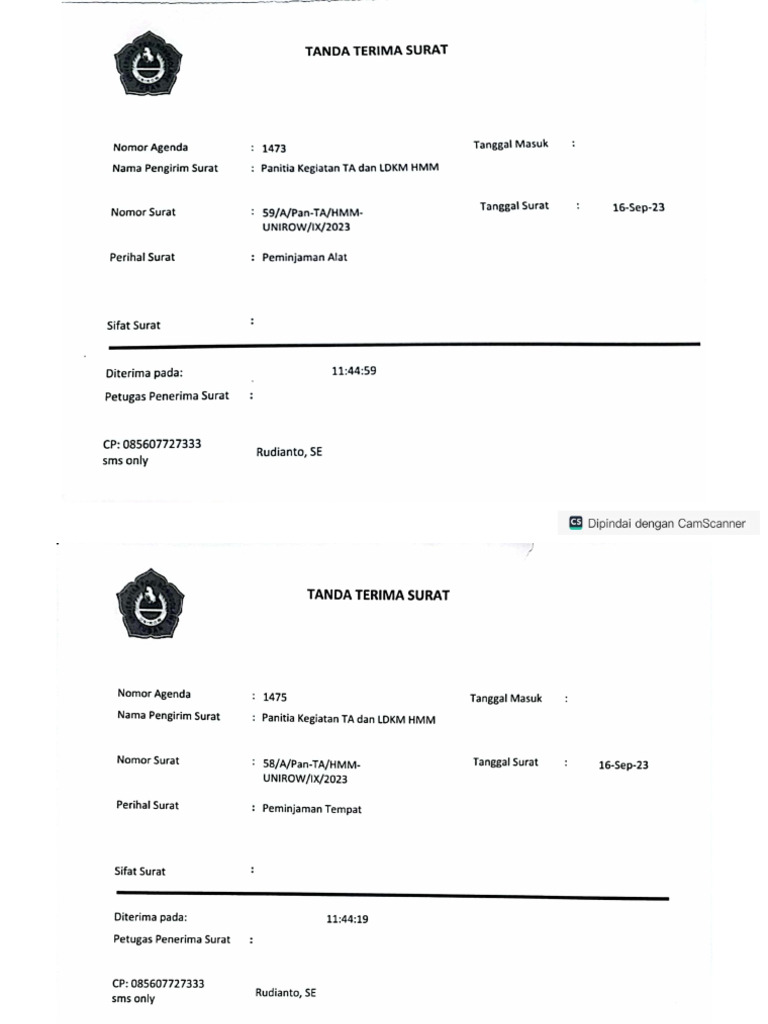 Surat Disposisi | PDF