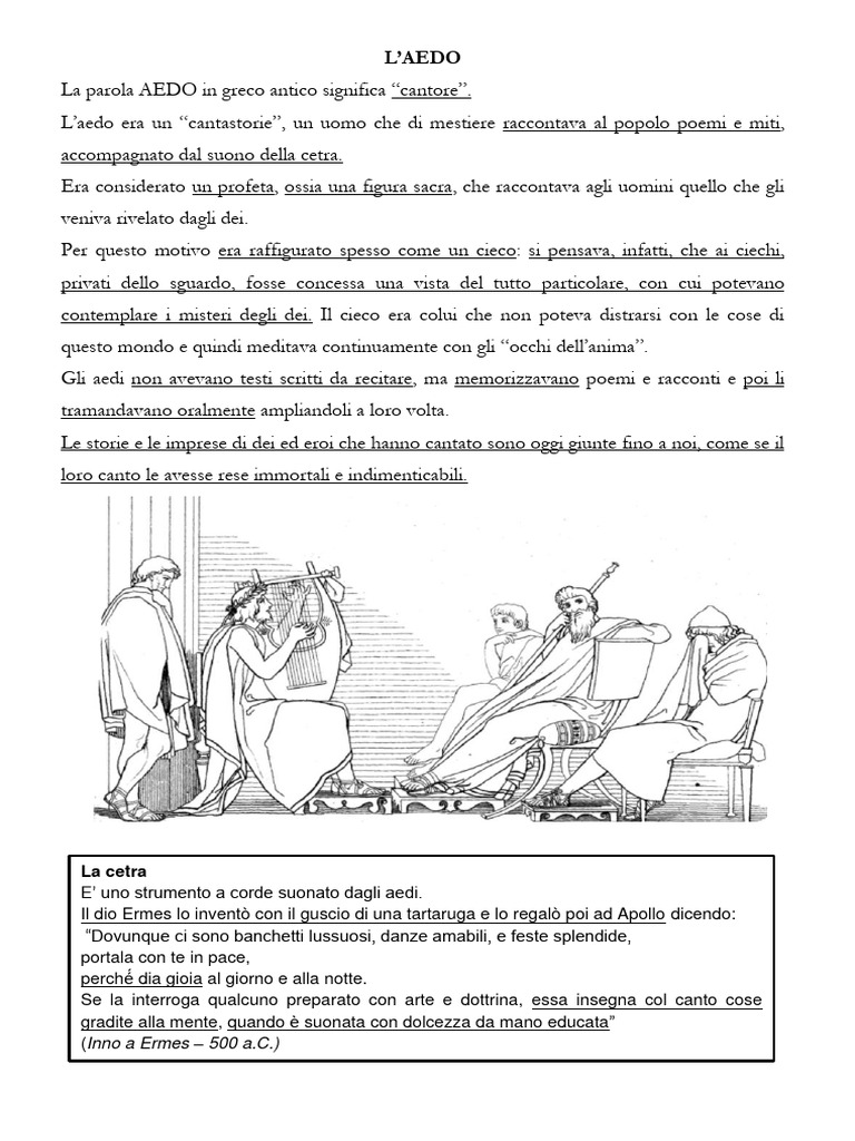Gli Aedi PDF