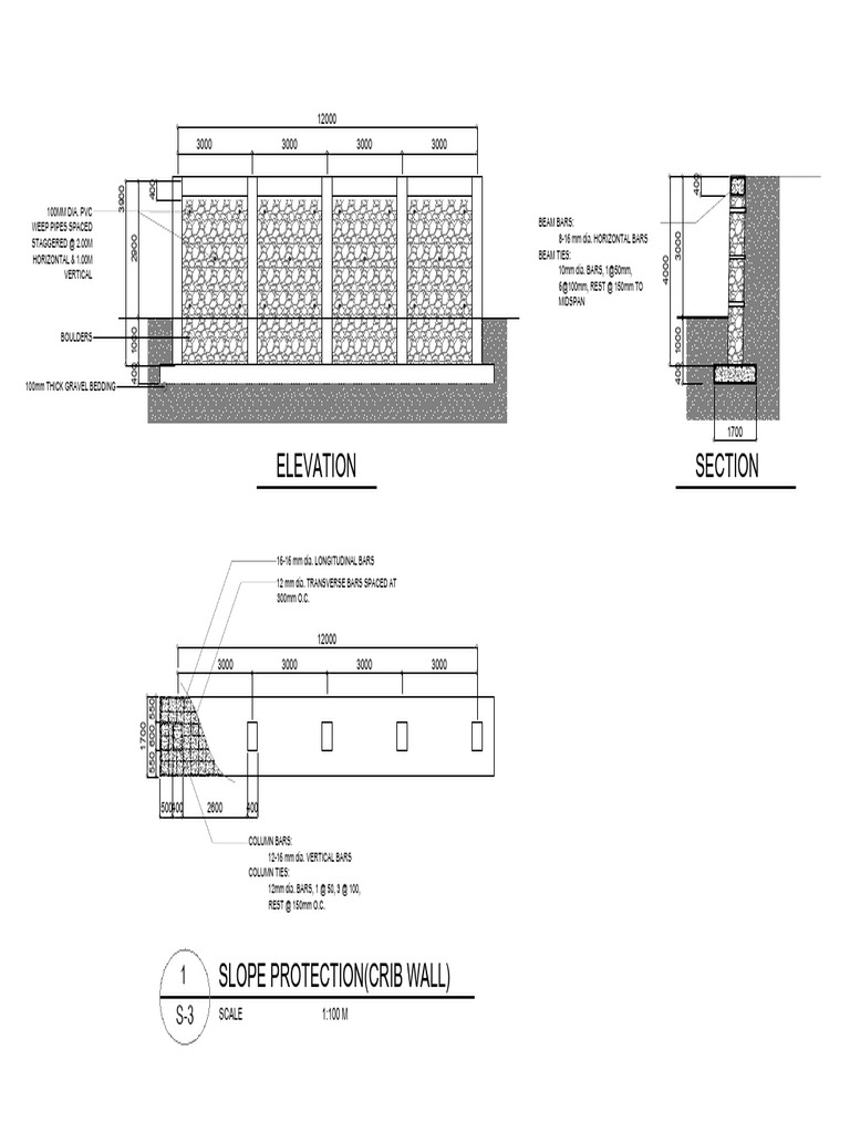 Crib Wall Details PDF