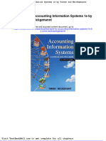 Test Bank For Accounting Information Systems 1e by Turner and Weickgenannt