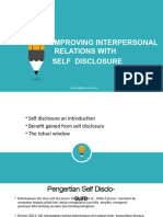 M11 Improving Interpersonal Relations With Self Disclosure
