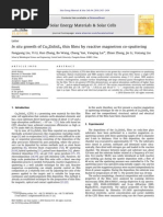 Download In Situ Growth of Cu2ZnSnS4 Thin Films by Reactive Magnetron Co-sputtering by Xiaojing Hao SN67524154 doc pdf