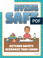 Kitchen Safetyfor Kids Life Skills Activity Cards Printable PDF