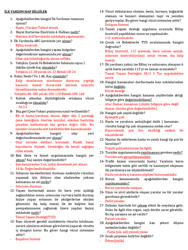  lk Yardim Hap Bi lgi ler 1 PDF