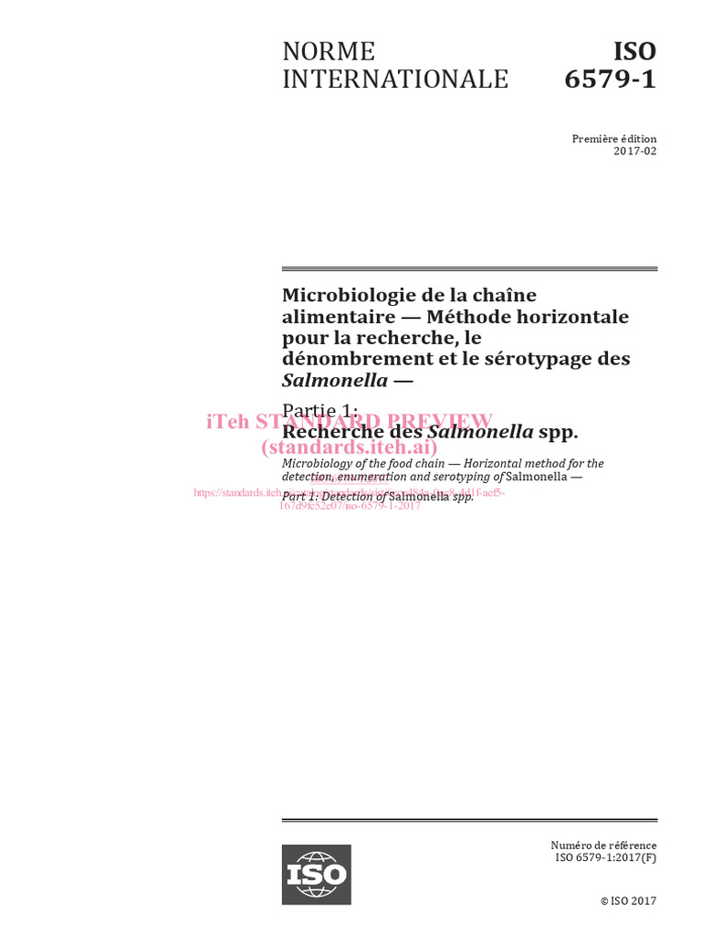 ISO-6579-1-2017.pdf Sallmonella | PDF