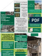 Performance Task Science - Brochure Earthquake
