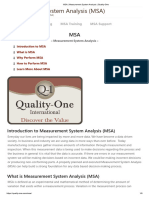 MSA - Measurement System Analysis - Quality-One