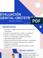 Evaluación Genito-Obstetrica
