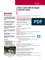 How To Deal With Fly Tipped Asbestos Waste Sbestos: Ssentials