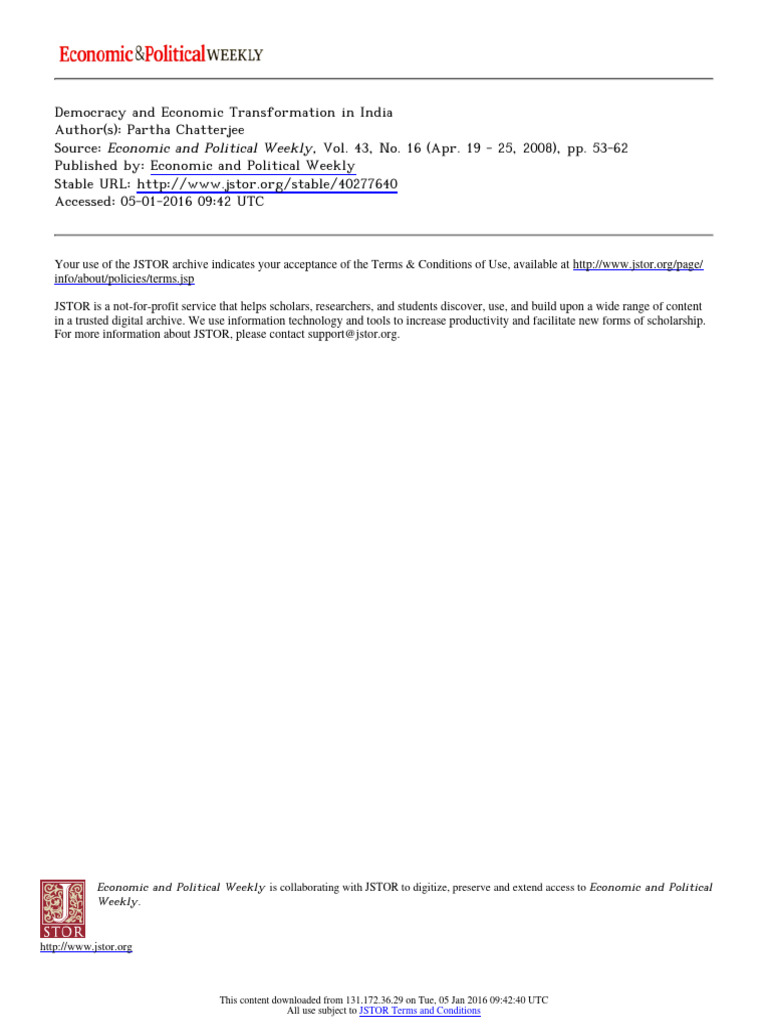 economic-and-political-weekly-is-collaborating-with-jstor-to-digitize