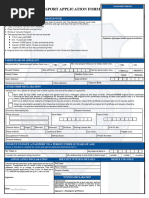 Vanuatu Passport Application Form