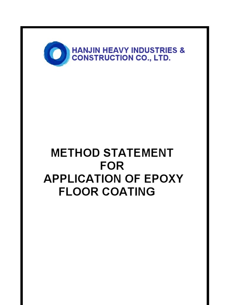 Epoxy Floor Coating Methodology Paint Epoxy