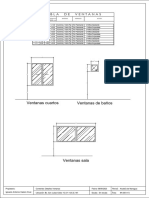 Tabla de Puertas y Ventanas