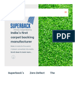 Superback Carpet Backing Manufactures in India