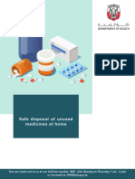 Safe Disposable of Unused Medicines - en